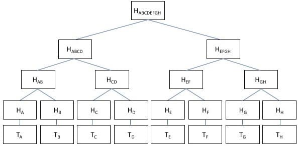 Diagram of a Hash Tree